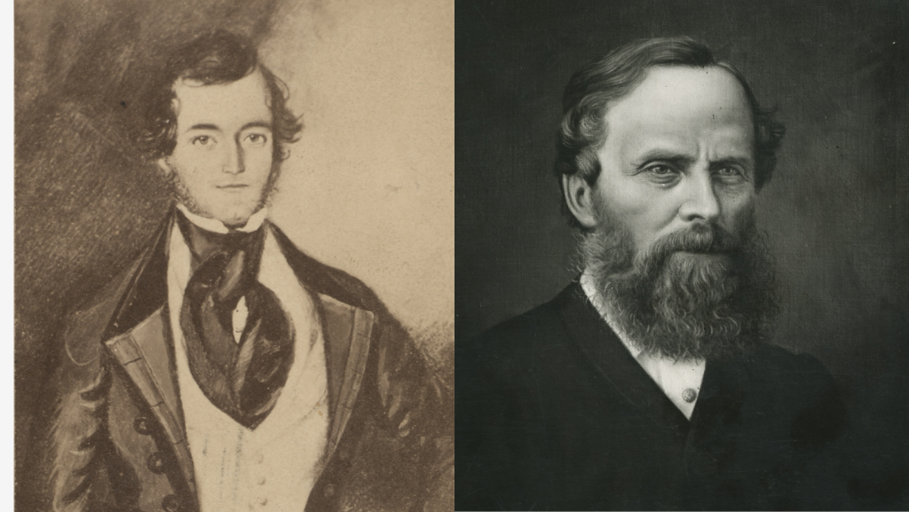 Figure 2: L-R: Joseph Hawdon and Charles Bonney. Source: SLSA [B 7389] and [B 7390] respectively